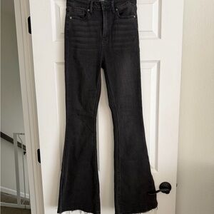Elegant Black Flare Women's Jeans